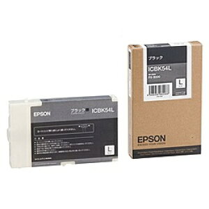 EPSON ICBK54L ���[�J�[���� �C���N�J�[�g���b�WL �u���b�N (PX-B500�p)