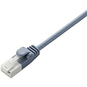 ELECOM LD-GPYT/BU05 EU RoHS�w�ߏ��� �c���܂�h�~���炩LAN�P�[�u��(Cat6)/ 0.5m/ �u���[