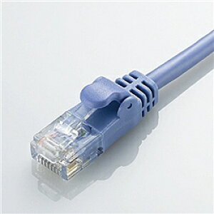 ELECOM LD-GPY/BU1 CAT6���� Gigabit���炩LAN�P�[�u�� 1m(�u���[)