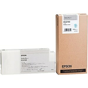 EPSON ICLGY60 ���[�J�[���� PX-H7000/ H9000�p�@PX-P/ K3�C���N�J�[�g���b�W�@150ml�@�i���C�g�O���[�j