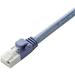 ELECOM LD-GPT/BU3/RS RoHS�w�ߏ���LAN�P�[�u��/ CAT6/ �ܐ܂�h�~/ 3m/ �u���[/ �ȈՃp�b�P�[�W�d�l