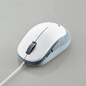 ELECOM M-Y9UBWH BlueLED�}�E�X/ EPRIM/ �L��/ 5�{�^��/ �z���C�g