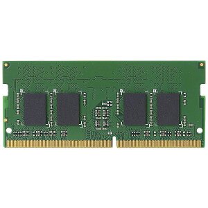 ELECOM EW2400-N4G/RO EU RoHSwߏW[/ DDR4-SDRAM/ DDR4-2400/ 260pin S.O.DIMM/ PC4-19200/ 4GB/ m[gp