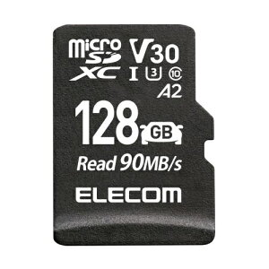 ELECOM MF-DRMR128GU13 microSDXCJ[h/ ԍڗp/ ϋv/ UHS-I/ 128GB