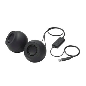 ELECOM SP-P10CUBBK PCp2.0chXs[J[/ Stina/ 4.4W/ USBڑ/ BluetoothΉ/ 3.5/ ubN