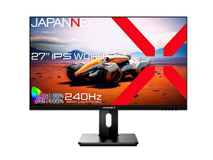 JAPANNEXT JN-27IPS240WQHDR-HSP �Q�[�~���O�t���f�B�X�v���C 27�^/ 2560×1440/ DP×2�AHDMI×2/ �u���b�N/ �X�s�[�J�[�L/ 2�N�ۏ�