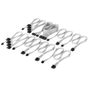 �R���Z�A(������) CP-8920378 Elite Premium Individually Sleeved Type-4 PSU Cables Pro Kit White