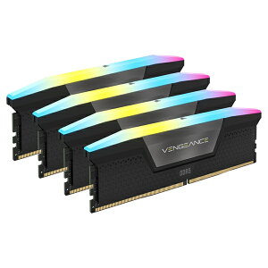 RZA() CMH128GX5M4B5600C40 DDR5 5600MT/ s 128GB(32GBx4) UDIMM 40-40-40-77 XMP 3.0 VENGEANCE RGB DDR5 Black 1.25V