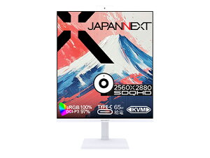 JAPANNEXT JN-IPS276SDQHD-HSPC6-CMS tfBXvC 27.6^/ 2560×2880/ HDMI×1ADP×1AUSB-C×1/ zCg/ Xs[J[L/ 2Nۏ