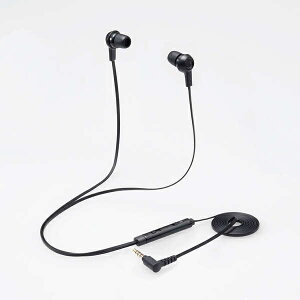 ELECOM HS-EP17TBK �C���i�[�C���[�^�w�b�h�Z�b�g/ �J�i��/ �~���[�g�X�C�b�`�t/ ����/ 4�Ƀ�3.5mm/ �ϊ��P�[�u���t/ �u���b�N