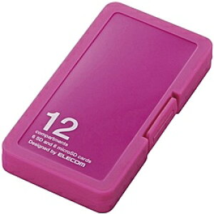 ELECOM CMC-SDCPP12PN J[hP[X/ CfbNX䎆t/ SD6+microSD6[/ sN