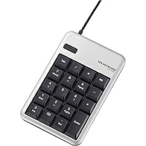 ELECOM TK-TCM011SV USB�e���L�[�{�[�h/ M�T�C�Y/ �����u����/ �V���o�[