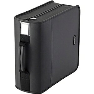 ELECOM CCD-SS320BK CD/ DVD�P�[�X/ �t�@�X�i�[�t/ 320����/ �u���b�N