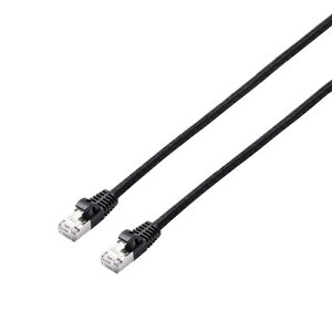 ELECOM LD-TWSM/BK50 LAN�P�[�u��/ CAT7/ ���b�V��/ 5.0m/ �u���b�N