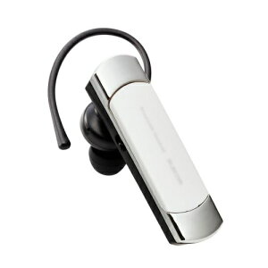 ELECOM LBT-HS21MPWH2 Bluetooth�w�b�h�Z�b�g/ A2DP�Ή�/ HS21/ �z���C�g