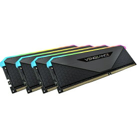 コルセア(メモリ) CMN128GX4M4Z3600C18 DDR4 3600MHz 128GB(32GBx4) UDIMM 18-22-22-42 VENGEANCE RGB RT Black 1.35V for AMD Ryzen