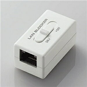 ELECOM LD-DATABLOCK01 �ʐM�Ւf�@�\�t��RJ-45���p�R�l�N�^(10/ 100BASE-TX�Ή�)
