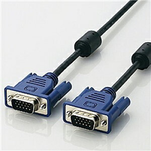 ELECOM CAC-50BK/RS RoHS�Ή�D-sub15�s��(�~�j)�P�[�u��/ �X����/ 5m/ �u���b�N
