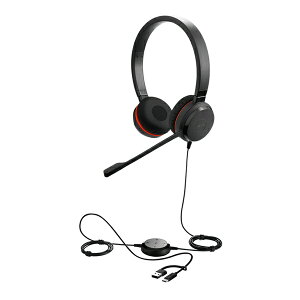 GN�I�[�f�B�I 5399-823-369 Jabra USB�w�b�h�Z�b�g USB-C/ A 3.5mm�W���b�N ���� MS�F��uJabra Evolve 30 II Stereo MS USB C/ A�v