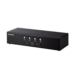 ELECOM KVM-NVXSN4 p\Rؑ֊(KVM)/ VGAΉ/ 4ؑ