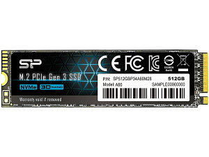 VRp[ SP512GBP34A60M28 A60 M.2 Gen3 x4 type2280 512GB SSD
