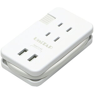 �v�����X�g�� PPS-UTAP10WH USB���d2�|�[�g�d���^�b�v3������OA�^�b�v�uUnitap�v �i�z���C�g�j