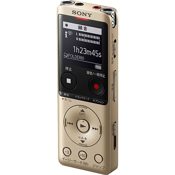 SONY(VAIO) ICD-UX570F/N ステレオICレコーダー FMチューナー付 4GB ゴールド