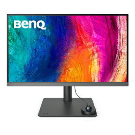 BenQ PD2706U Mac・デザイナー向け 液晶ディスプレイ 27型/ 3840×2160/ HDMIx1、DisplayPortx1、USB-C（90W給電）/ ブラック/ スピーカー：あり