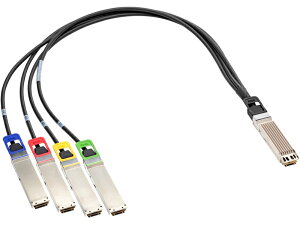 HP P45698-B25 InfiniBand NDR200 OSFP to 4xOSFP �X�v���b�^�[ DAC�P�[�u�� (2.5m)