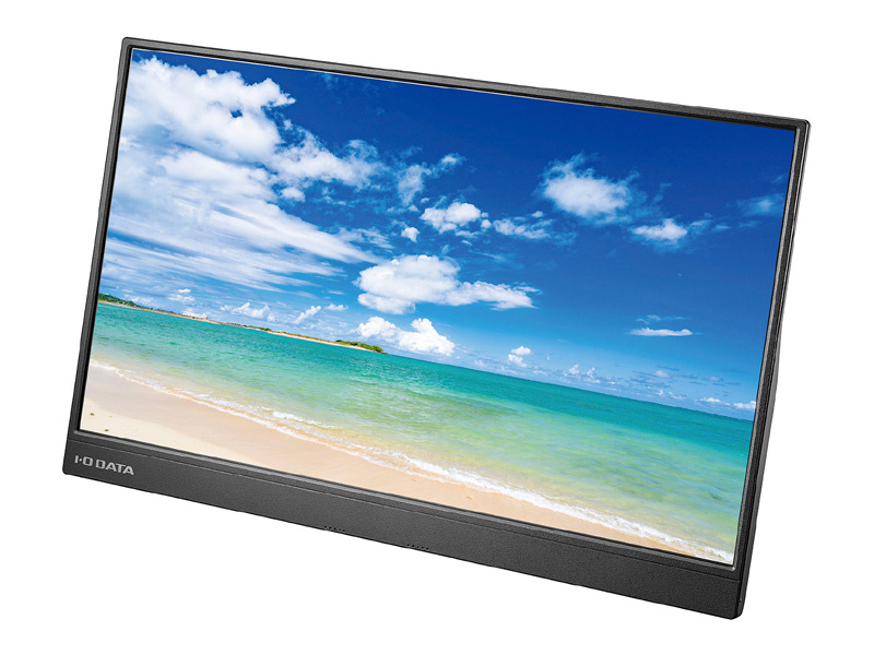 IODATA LCD-CF161XDB-M モバイルディスプレイ 15.6型/ 1920×1080/ HDMI、USB Type-C/ ブラック/ スピーカー：ありのサムネイル