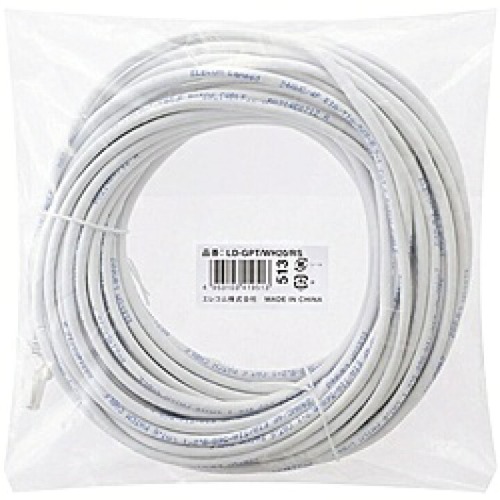 楽天市場】ELECOM LD-GPT/WH20/RS RoHS指令準拠LANケーブル/ CAT6/ 爪折れ防止/ 20m/ ホワイト/ 簡易パッケージ仕様 : アップル専門店「PLUSYU楽天堂」