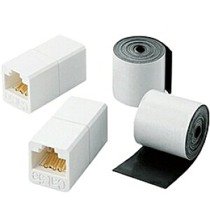 ELECOM LD-VAPFR/RJ45WP RJpRlN^/ CAT5E/ ȈՖhe[v(OΉ)