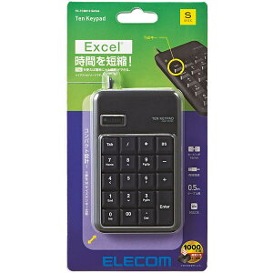 ELECOM TK-TCM013BK USB�e���L�[�{�[�h/ S�T�C�Y/ �����u����/ ���ϋv/ �u���b�N