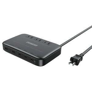 AhebN APDT-V130A2C3-BK Power Delivery 3.0Ή d^bv 8in1/ AC 3|[g/ USB 130W Type-C 3|[g Type-A 2|[g/ ubN