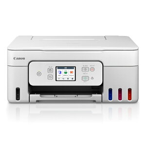 Canon 6706C021 A4�J���[�C���N�W�F�b�g�����@ G3390 �i�z���C�g�j�y����e�ʃ^���N���f���z