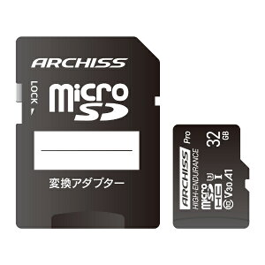 A[LX AS-032GMS-PV3 ϋv microSDHC Card 32GB UHS-1 U3 Class10 V30 SDϊA_v^[t pbP[W