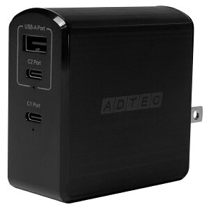 AhebN APD-A105AC2-wP3-BK Power DeliveryΉ GaN AC[d/ 105W/ USB Type-A 1|[g Type-C 2|[g/ ubN  Panasonic bcm[gp[dP[uZbg