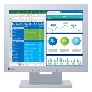 EIZO S1504-TGY tfBXvC 15^/ 1024×768/ DVIAD-Sub/ Z[OC/ Xs[J[F