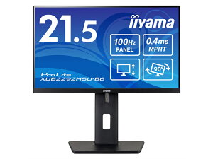 iiyama XUB2292HSU-B6 tfBXvC 21.5^/ 1920×1080/ HDMIADisplayPort/ ubN/ Xs[J[F/ IPSpl/ ~/ U/ ]/ px