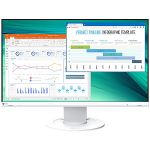 EIZO EV2460-WT tfBXvC 23.8^/ 1920×1080/ DVIAHDMIADisplayPort/ zCg/ Xs[J[F