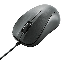 ELECOM M-K5URBK/RS 法人向けマウス/ USB光学式有線マウス/ 3ボタン/ Sサイズ/ EU RoHS指令準拠/ ブラック