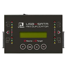 U-Reach Japan HQ200H 1:1 USB/ SATAデュプリケータ HQ200 USBおよびSATA HDD/ SSDのコピー、消去が可能な小型デュプリケータ