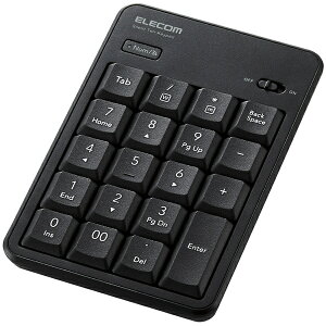 ELECOM TK-TBM023SKBK �e���L�[�p�b�h/ Bluetooth/ �É��݌v/ �R��/ �u���b�N