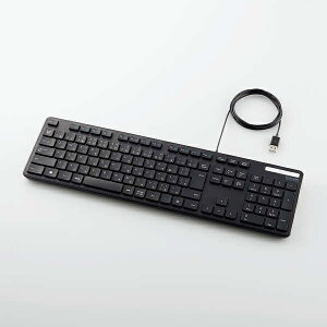 ELECOM TK-FCM108KBK �L���L�[�{�[�h/ ���^/ �����u������/ �R��/ �t���T�C�Y/ �u���b�N