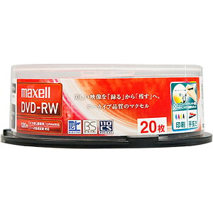 Maxell DW120WPA.20SP ^pDVD-RW W120 1-2{ Chv^uzCg XshP[X 20pbN