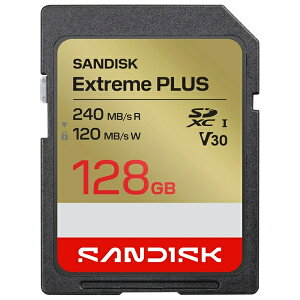 SanDisk SDSDXWI-128G-JNJIN SANDISK Extreme PLUS SD�J�[�h 128GB