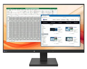 EIZO EV2130-BK tfBXvC 21.5^/ 1920×1080/ HDMIADisplayPortAD-Sub/ ubN/ Xs[J[F