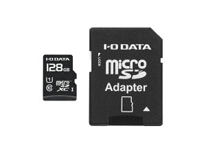 �A�C�I�[�f�[�^ MSDU1-128G/NC UHS-I UHS �X�s�[�h�N���X1�Ή�microSD�������[�J�[�h�iSD�ϊ��A�_�v�^�[�t���j 128GB