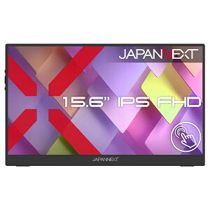JAPANNEXT JN-MS-IPST156F �^�b�`�p�l���t���f�B�X�v���C 15.6�^/ 1920×1080/ miniHDMI×1�AUSB-C×2/ �c�[�g��(�u���b�N/ �V���o�[)/ �X�s�[�J�[�L/ 2�N�ۏ�