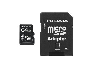 �A�C�I�[�f�[�^ MSDU1-64G/NC UHS-I UHS �X�s�[�h�N���X1�Ή�microSD�������[�J�[�h�iSD�ϊ��A�_�v�^�[�t���j 64GB